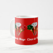 Cinco De Mayo, Fiestamexikaner Kaffeetasse (Vorderseite Links)