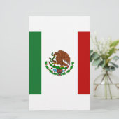 Cinco de Mayo Flag Mexiko Briefpapier (Stehend Vorderseite)