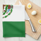 Cinco de Mayo Flag Mexiko Geschirrtuch (Viertel Falte)