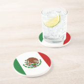 Cinco de Mayo Flag Mexiko Getränkeuntersetzer (Seite)