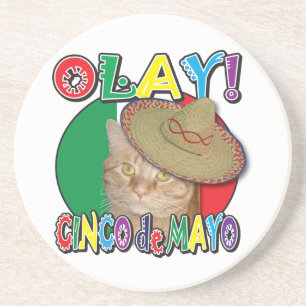 Cinco de Mayo Flag Mexiko Getränkeuntersetzer