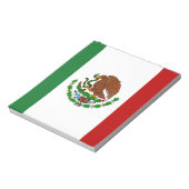 Cinco de Mayo Flag Mexiko Notizblock (Rotiert)