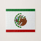 Cinco de Mayo Flag Mexiko Puzzle (Horizontal)