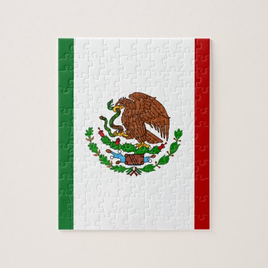 Cinco de Mayo Flag Mexiko Puzzle (Vertikal)