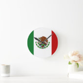 Cinco de Mayo Flag Mexiko Runde Wanduhr (Zuhause)
