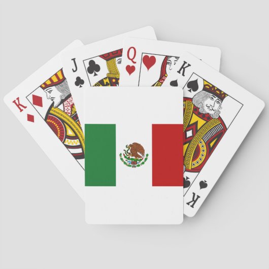Cinco de Mayo Flag Mexiko Spielkarten (Rückseite)