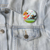 cinco de mayo flamingo button (Beispiel)