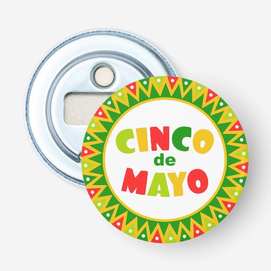 Cinco de Mayo Flaschenöffner (Vorderseite)