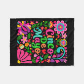 Cinco De Mayo Fleecedecke (Vorderseite (Horizontal))