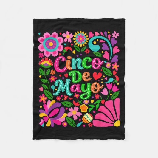 Cinco De Mayo Fleecedecke (Vorderseite)