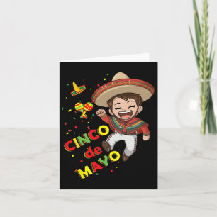 Cinco de Mayo for Kids Boys Mexikanisches Design P Karte