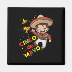 Cinco de Mayo for Kids Boys Mexikanisches Design P Magnet