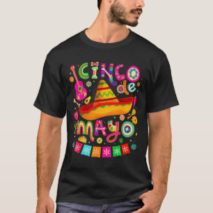 Cinco de Mayo for Mens Womens Kids Mexican Fiesta T-Shirt