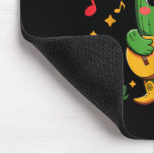 Cinco de Mayo Funny Catus mit Sombrero Hat und Gu Mousepad (Ecke)