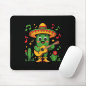 Cinco de Mayo Funny Catus mit Sombrero Hat und Gu Mousepad (Mit Mouse)