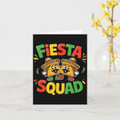 Cinco de mayo funny fiesta squad party for men karte (Gelbe Blume)