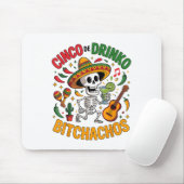 Cinco De Mayo Funny mexikanisches Party Cinco De D Mousepad (Mit Mouse)