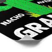 Cinco De Mayo Funny Nacho Average Grand Sombrero Poster (Ecke)
