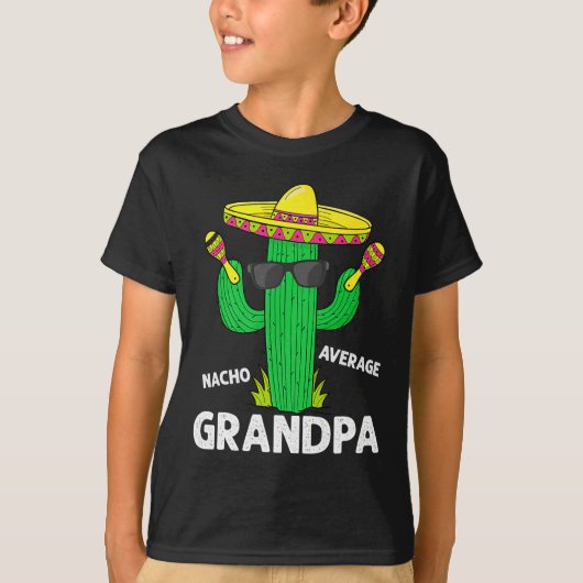 Cinco De Mayo Funny Nacho Average Grand Sombrero T-Shirt (Vorderseite)
