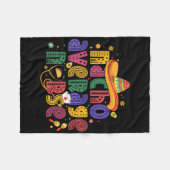 Cinco De Mayo Funny Nacho Average Nurse Mexican Nu Fleecedecke (Vorderseite (Horizontal))