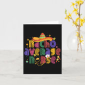 Cinco De Mayo Funny Nacho Average Nurse Mexican Nu Karte (Gelbe Blume)