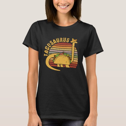 Cinco de Mayo Funny Tacosaurus Mexican T-Shirt (Vorderseite)
