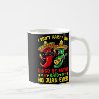 Cinco de Mayo für Frauen, ich feiere nicht Premium Kaffeetasse