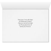 Cinco de Mayo für Nichte, farbenfrohe Mosaik-Gesta (Innenansicht Horizontal (Unten))