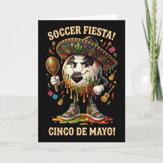 Cinco De Mayo Fußball Fiesta Drip Sport Liebe Männ Karte