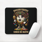 Cinco De Mayo Fußball Fiesta Drip Sport Liebe Männ Mousepad (Mit Mouse)