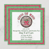 Cinco de Mayo, gestört mit Paprikaschoten Einladung (Vorne/Hinten)