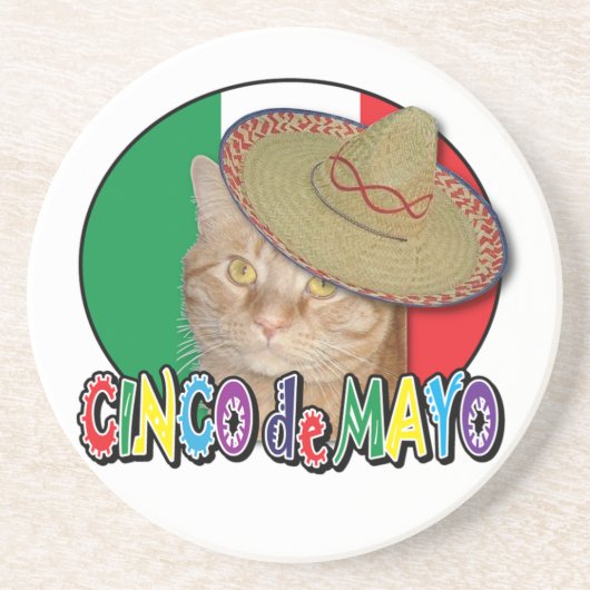 Cinco de Mayo Getränkeuntersetzer (Vorne)