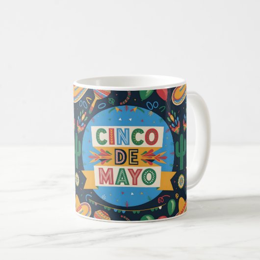 Cinco de Mayo Gift-Idee Kaffeetasse (VorderseiteRechts)