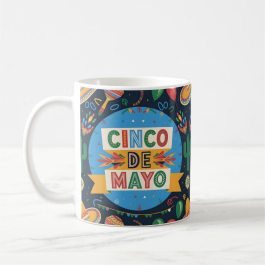 Cinco de Mayo Gift-Idee Kaffeetasse (Links)