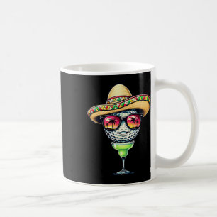 Cinco de Mayo Golf Ball mit Sombrero Margarita Go Kaffeetasse