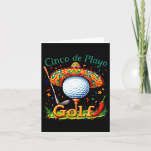 Cinco de Mayo Golf Ball mit Sombrero Margarita Go Karte