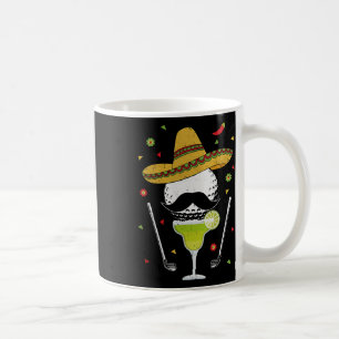 Cinco De Mayo Golf-Bild Mit Sombrero Und Margarita Kaffeetasse