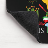 Cinco De Mayo Golf Golfer Drink Margaritas Tequ Mousepad (Ecke)