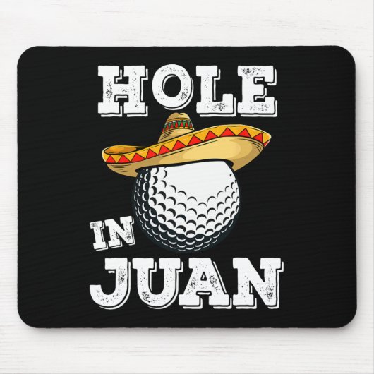 Cinco De Mayo Golf Lustiger Spruch Golfer Witz Loc Mousepad (Vorne)