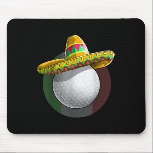 Cinco De Mayo Golf T Shirt Frauen Kinder Sombrero Mousepad