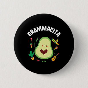 Cinco De Mayo Grammacita Guacamole Avocado Oma Button