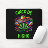 Cinco De Mayo Gras Funny Stoner Humor 1 Mousepad (Mit Mouse)