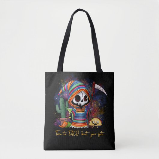 Cinco de Mayo Grim Sensenmann Tasche (Vorderseite)