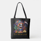 Cinco de Mayo Grim Sensenmann Tasche (Rückseite)