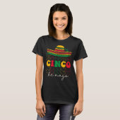 Cinco De Mayo Groovy Mexican Fiesta 5 De Mayo Somb T-Shirt (Vorne ganz)