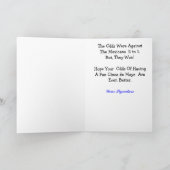 Cinco de Mayo Grußkarte Mexican & Maracas Karte (Innenseite)