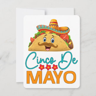 Cinco de Mayo Grußkarten, originelle Kunst Feiertagskarte