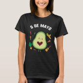 Cinco De Mayo Guacamole Avocado Fiesta Mexican Som T-Shirt (Vorderseite)
