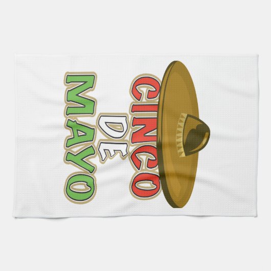 Cinco De Mayo Handtuch (Horizontal)