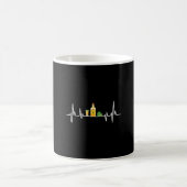 Cinco de Mayo Heartbeat t Shirt Kaffeetasse (Mittel)